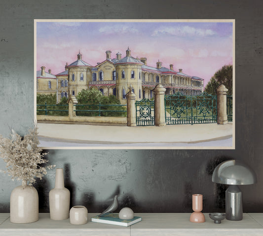 Queen Victoria Hospital Invercargill - Limited Edition Art Print