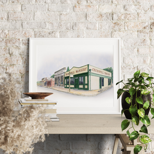 Custom House Portrait — Original Watercolour & Ink Commission